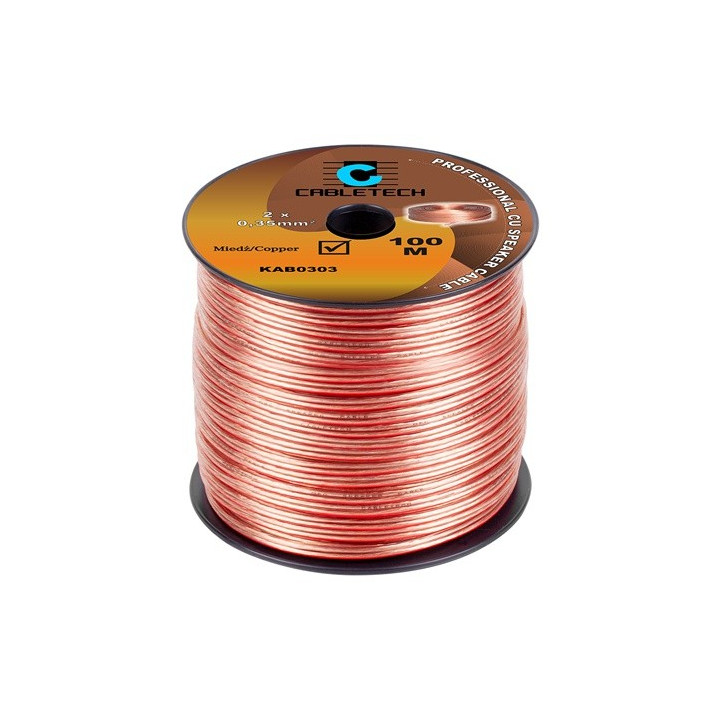 cablu difuzor 0.35mm cu transparent