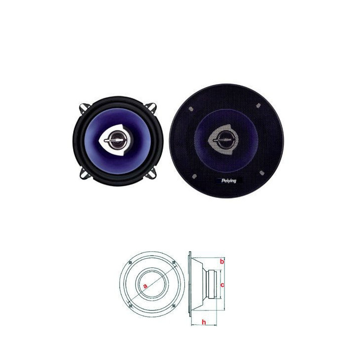 set difuzoare auto 5 inch