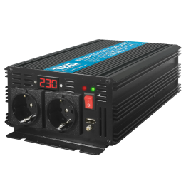 invertor auto 12v 220v, putere convertor 1000w cu unda sinusoidala pura, ted electric ted000378
