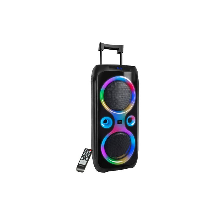 boxa portabila 2x10"/25cm tws cu bt/fm/usb/sd