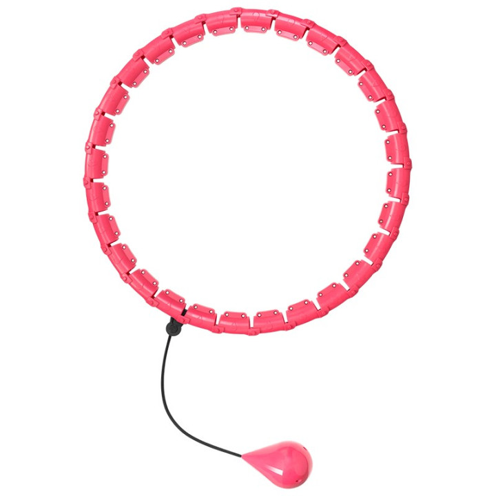 cerc fitness smart hula hoop 50 cm roz rebel active