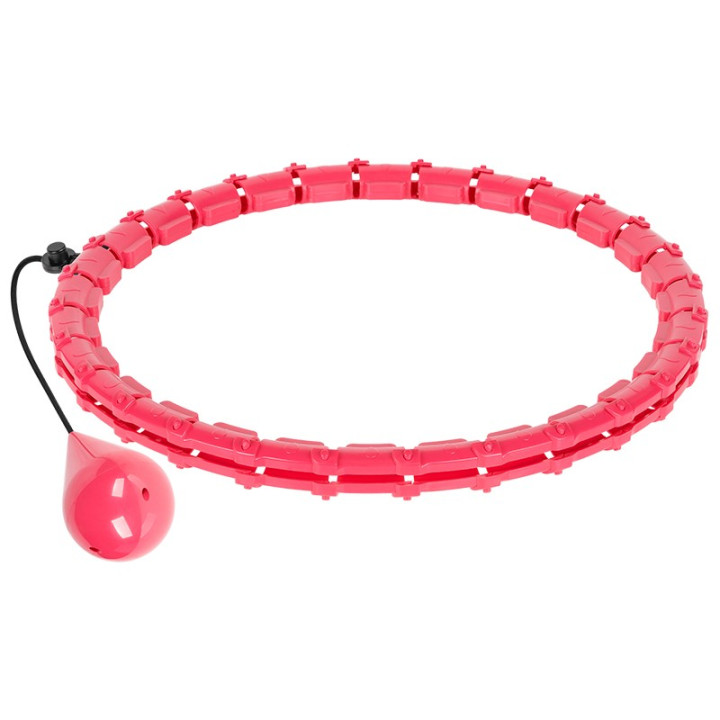 cerc fitness smart hula hoop 50 cm roz rebel active