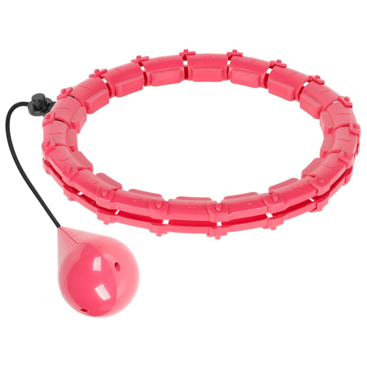 cerc fitness smart hula hoop 50 cm roz rebel active