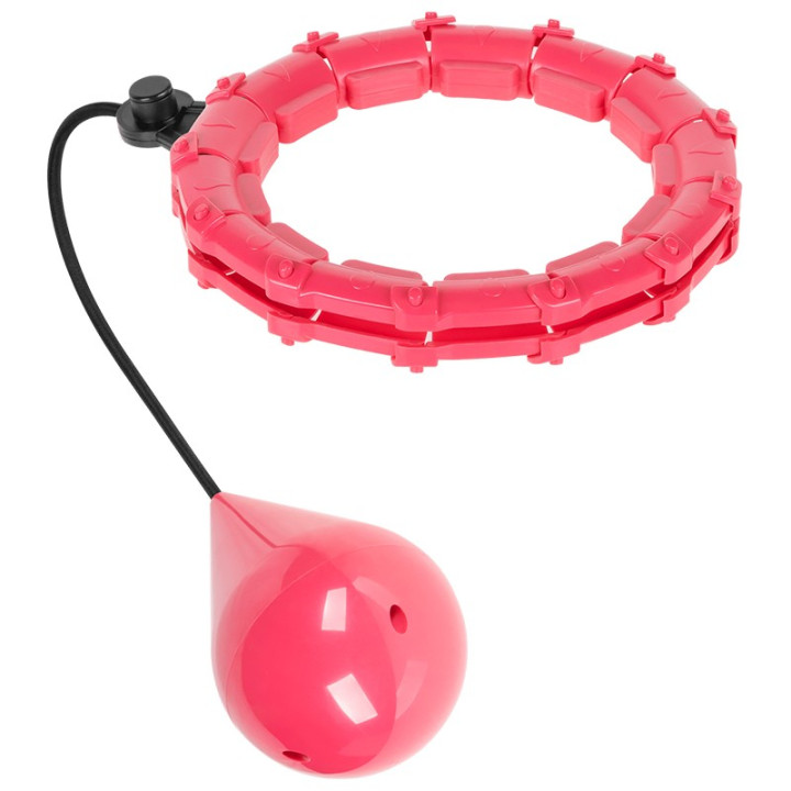 cerc fitness smart hula hoop 50 cm roz rebel active