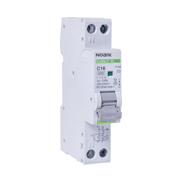 rcbo intr-un singur modul ex9nle el 1pn b10 30ma eu, 111147, noark