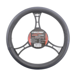 husa volan auto - negru / albastru pro - carguard