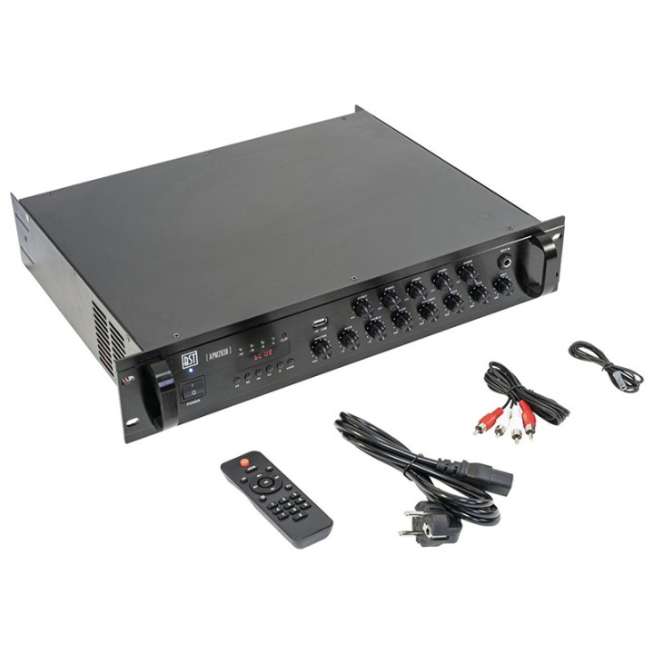 mixer pa amplificat 100v 350w 5zone  cu usb/bluetooth/sd/fm
