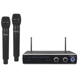 set 2 microfoane wireless  uhf 863.9 / 864.9mhz