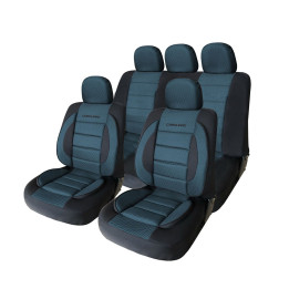 huse universale premium pentru scaune auto albastru+negru - carguard