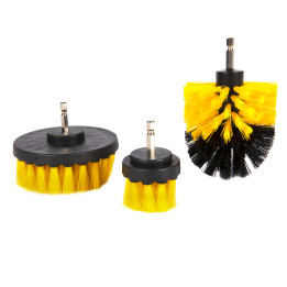 set 3 perii curatat pentru bormasini