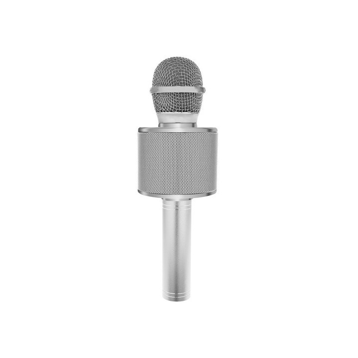 microfon karaoke - argintiu izoxis 22188