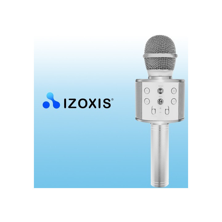 microfon karaoke - argintiu izoxis 22188
