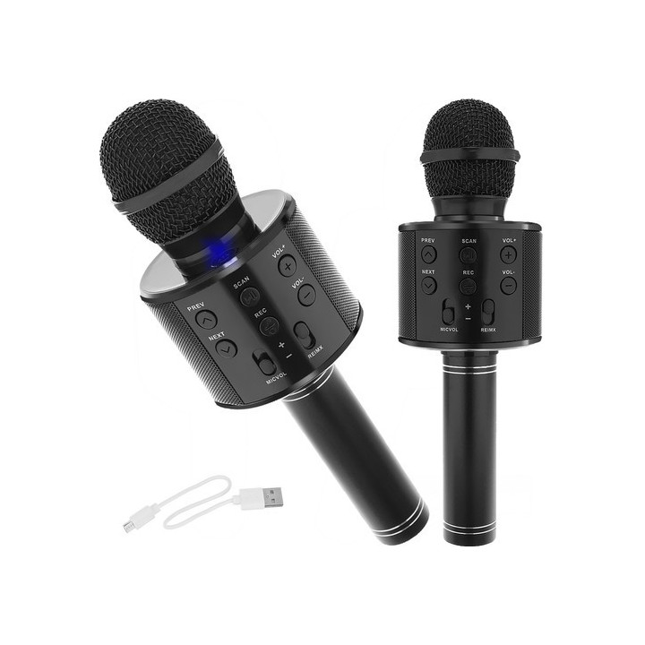 microfon karaoke - negru izoxis 22189