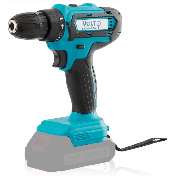 Bormasina fara fir, reductor mecanic 0-400 1350rpm, 18 trepte de cuplu + Gaurire, 0.8-10mm,  (nu include acumulatorul)