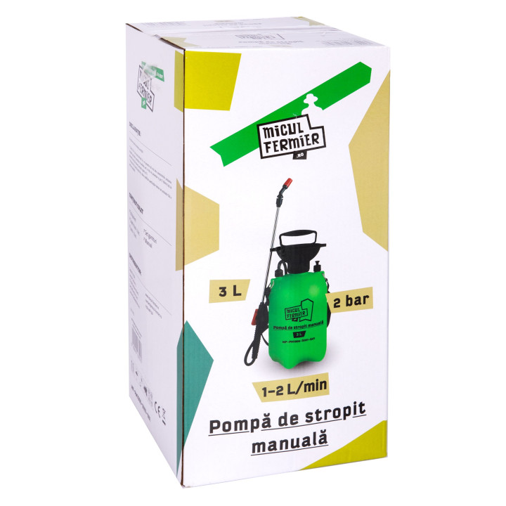pompa de stropit manuala, micul fermier 3l