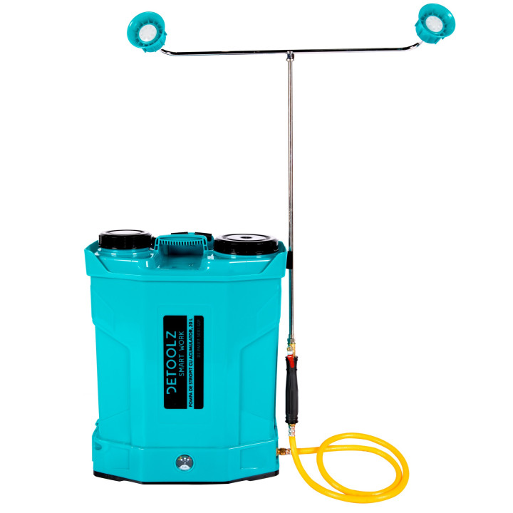 pompa de stropit cu acumulator, detoolz 16l