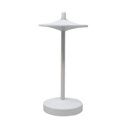 lampa de masa led  1w  130lm  3000k  reincarcabila  aluminiu  alb  sake kelu
