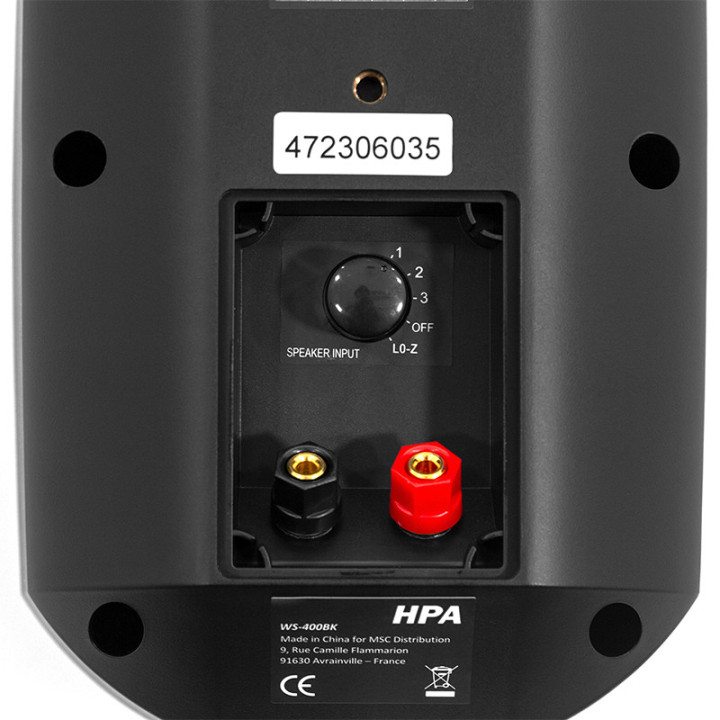set boxe linie 100v 5/10/20/30w 8ohmi ip66 - negru