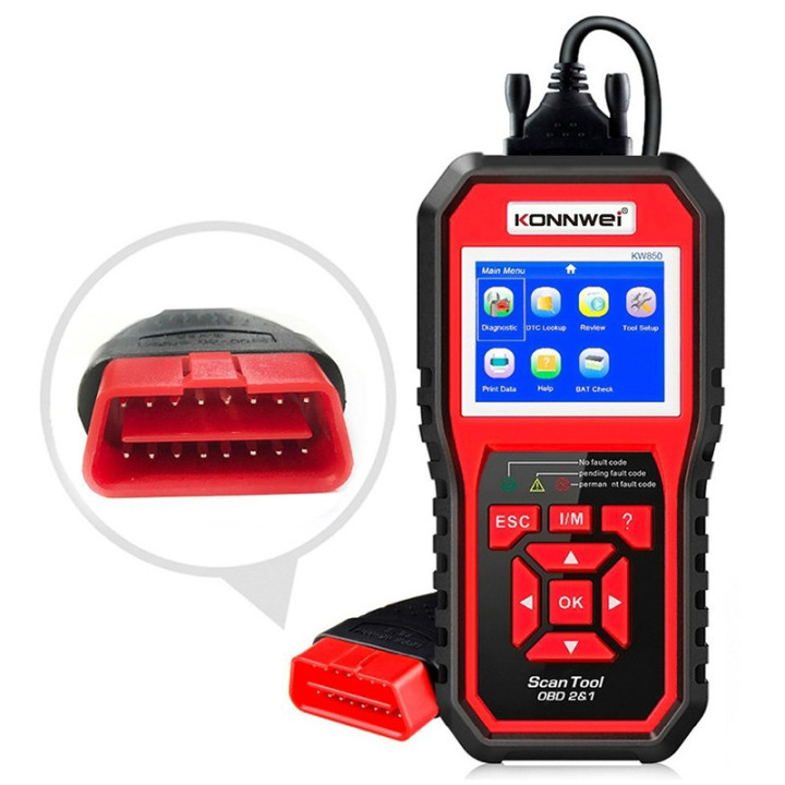 multimetru diagnoza auto obd2 kw850 konnwei
