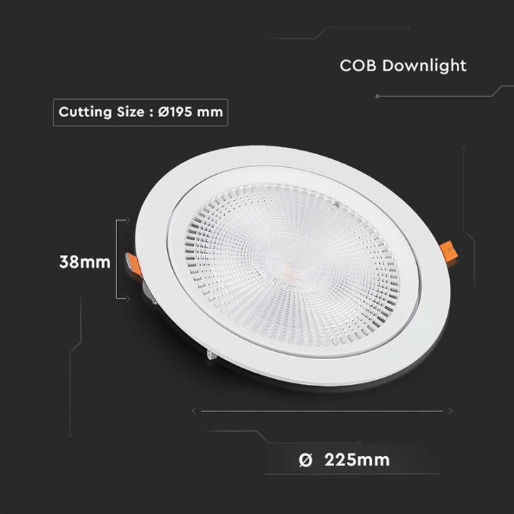 panou led unghi reglabil 30w 4000k alb neutru