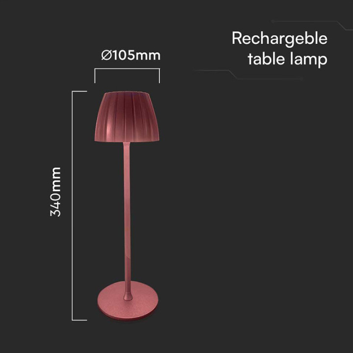 lampa led masa 2.7w 3in1 dimabil - maro