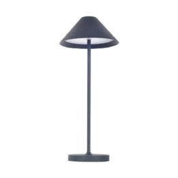 lampa de masa led  3w  240lm  3000k  reincarcabila  aluminiu  negru  liberty kelu