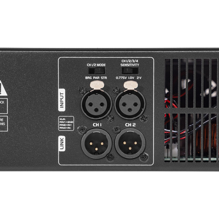 amplificator 2x500w rms 8ohm 2x850w rms 4ohm