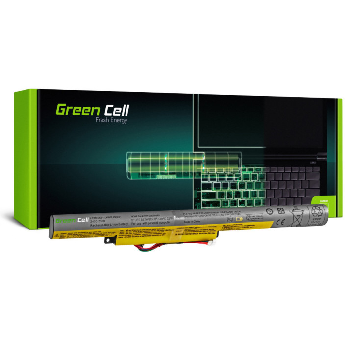 baterie laptop lenovo ideapad p500 z510 p400 touch p500 z400 z510  2200mah  le54 green cell