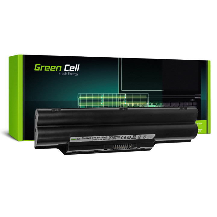baterie laptop fujitsu lifebook e751 e752 e781 e782 p770 p771 p772 s710 s751  4400mah  fs07 green cell