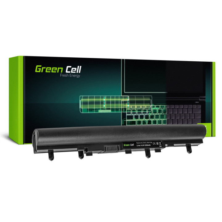 baterie laptop acer aspire e1-522 e1-530 e1-532 e1-570 e1-572 v5-531 v5-571  2200mah  ac25 green cell
