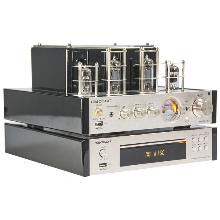 amplificator vintage 2x25w rms usb/bt/aux