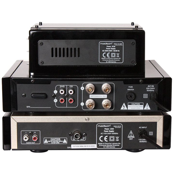 amplificator vintage 2x25w rms usb/bt/aux