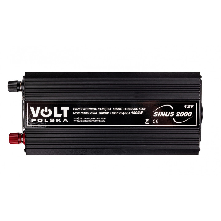 Invertoare auto, Invertor auto convertor SINUS-2000 12V 1000 / 2000W 12 / 230V Volt 3SIP200012 -2, dioda.ro