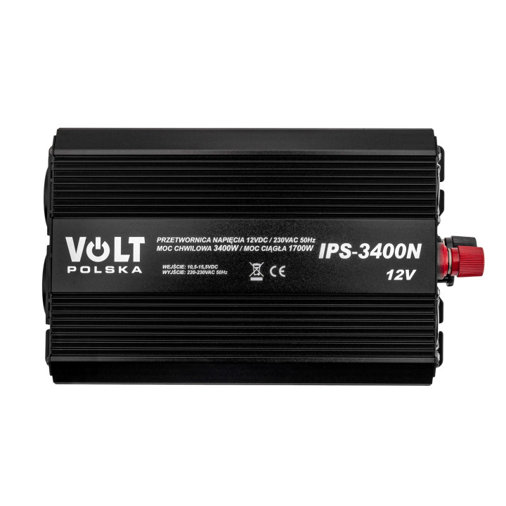 Invertoare auto, Invertor auto Convertor de tensiune IPS-3400N (12V / 230V / 3400W) VOLT POLSKA -5, dioda.ro
