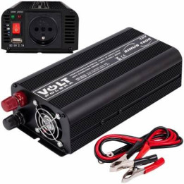 Invertoare auto, Invertor auto 12V / 220V  Convertor de tensiune SINUS 500 /1000W VOLT POLSKA -2, dioda.ro