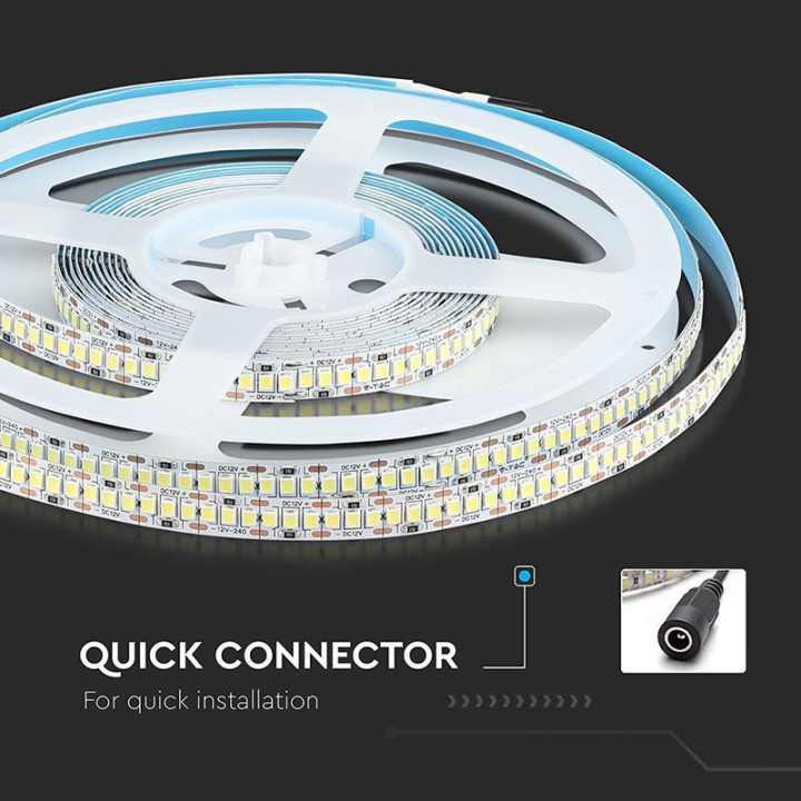 banda led smd2835 240led/m 4500k ip20 5m