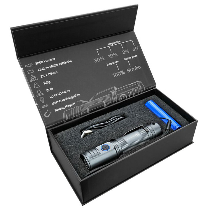lanterna led fl-2000r buddy everactive
