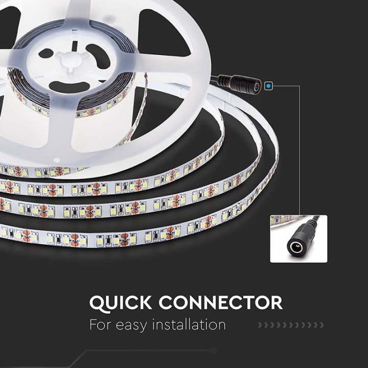 banda led smd2835 120led/m 24v 6500k ip20 10m