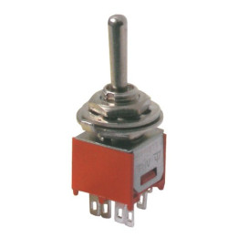 Întrerupătoare cu pahar, Comutator de comutare 3pol./6pin ON-OFF-ON (mini) -1, dioda.ro