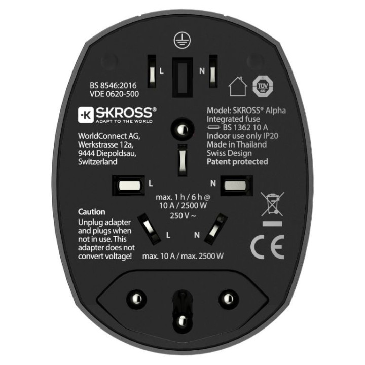 adaptor priza universal skross alpha 1.1041
