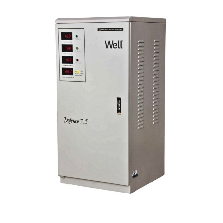 stabilizator automat de tensiune trifazat 7.5kva/ 6kw, well