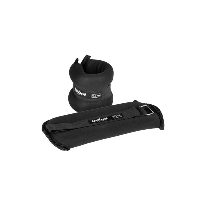 set 2 greutati incheietura 2x0.5kg rebel active