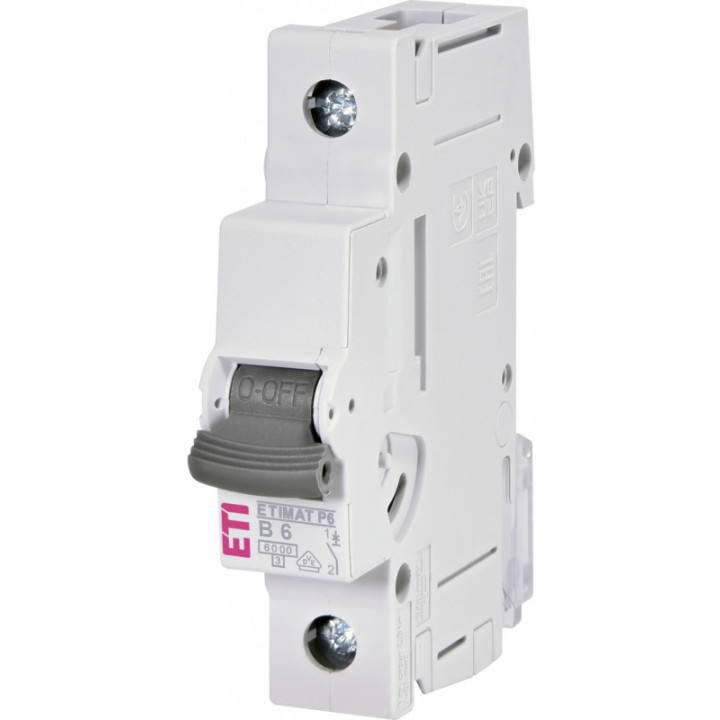 intrerupator de circuit etimat p6 1p b6 001900007