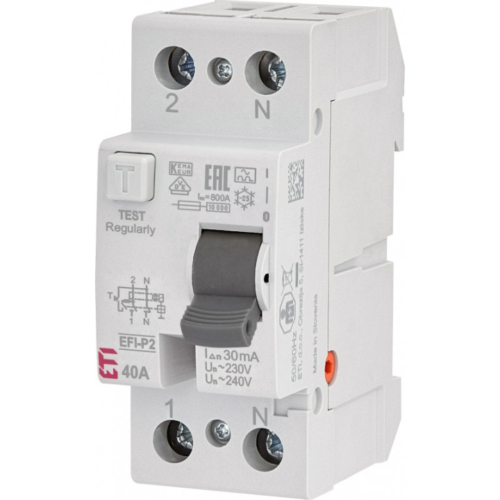 diferential rccb efi-p2 a 40/0.03 002061112