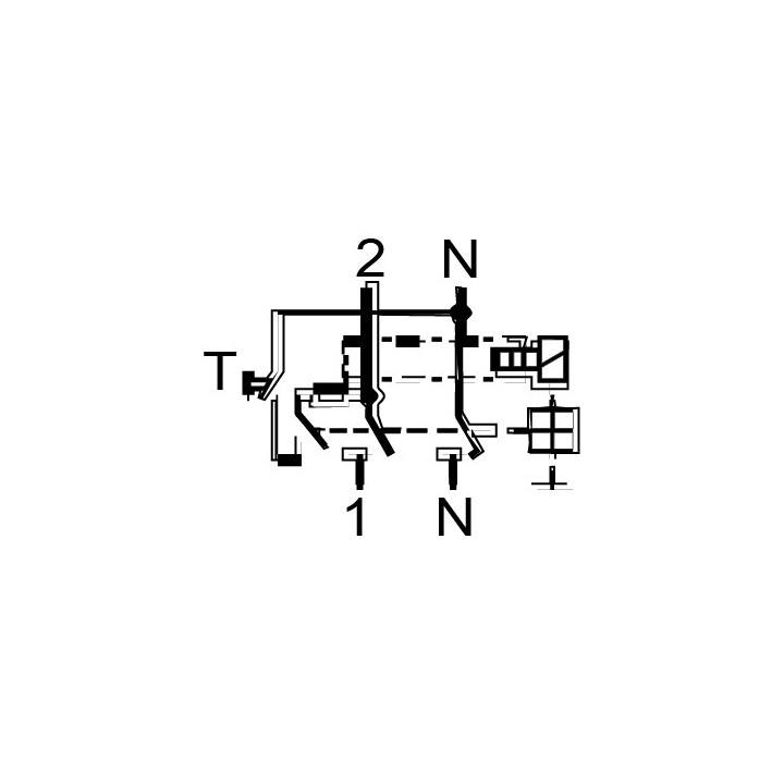 diferential rccb efi-p2 a 25/0.1 002061121