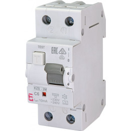 diferential rcbo kzs-2m a c6/0.01 002173231