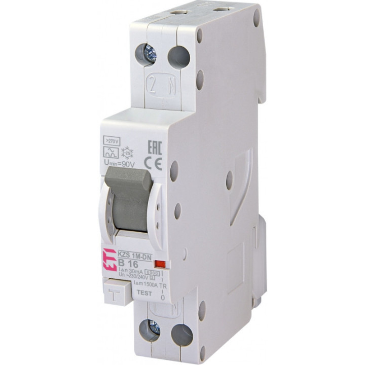 diferential rcbo kzs-1m-dn 1p+n a b16/0.03 6ka 002175144