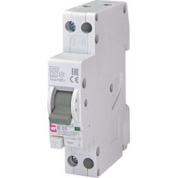 diferential rcbo kzs-1m-dn 1p+n a b25/0.03 6ka 002175146