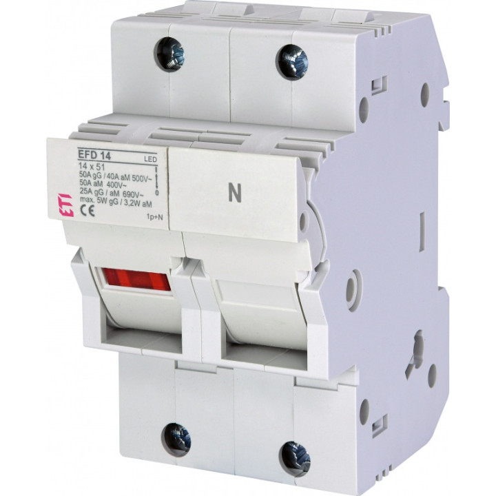siguranta efd 14 1p+n led 002560012