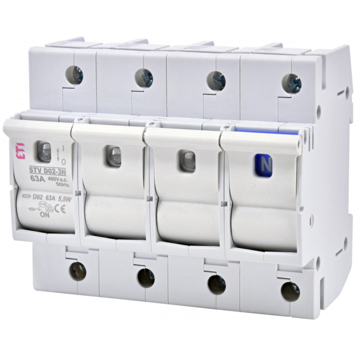 comutator cu siguranta stv d02 63a 3p+n 002271005